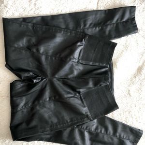 Fashionnova Leather materia pants.